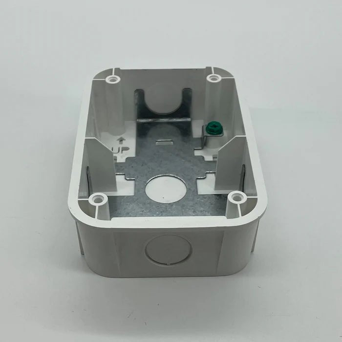 System Sensor SBBGWL smoke detector with a white plastic housing and mounting bracket for residential or commercial use.