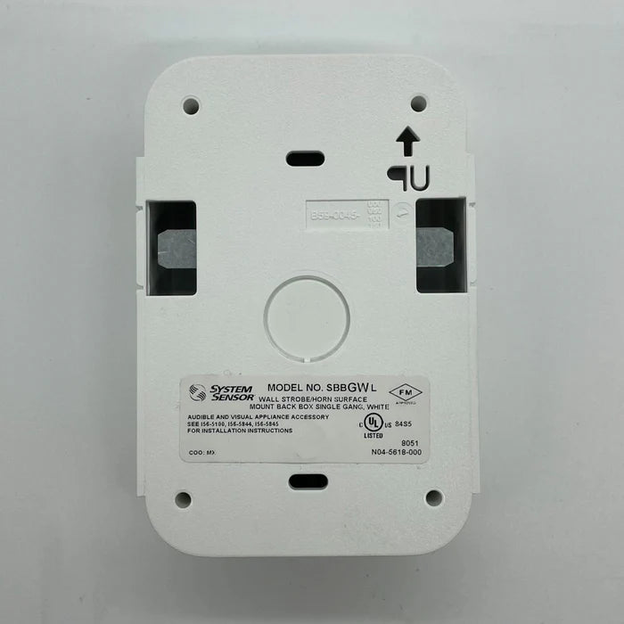 System Sensor SBBGWL smoke and heat detector with integrated alarm for fire safety in commercial and industrial settings.