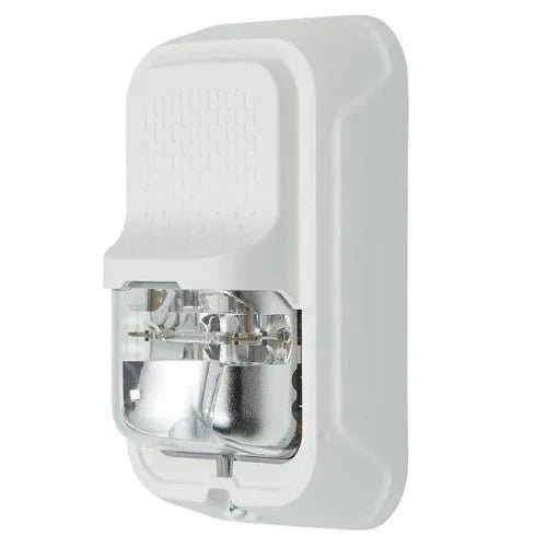 System Sensor SGWKLED-P LED wall mount light with adjustable arm and modern design, suitable for commercial and industrial use