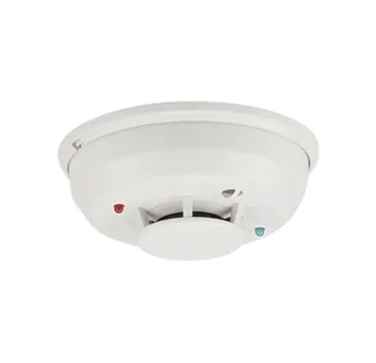 System Sensor 4WITAR-B heat detector with alarm indicator and wiring terminals for fire safety systems.