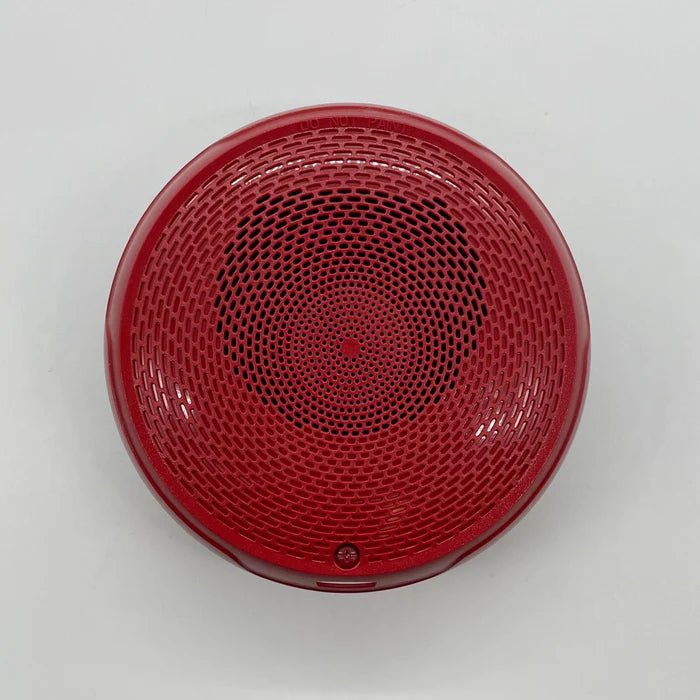 System Sensor SPCRL fire alarm sensor with Jem Systems Canada branding, mounted on wall, featuring electronic components and wiring.