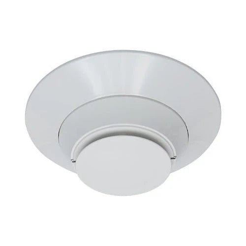 System Sensor SS-PHOTO-T photoelectric smoke detector with mounting bracket, white plastic housing for ceiling installation