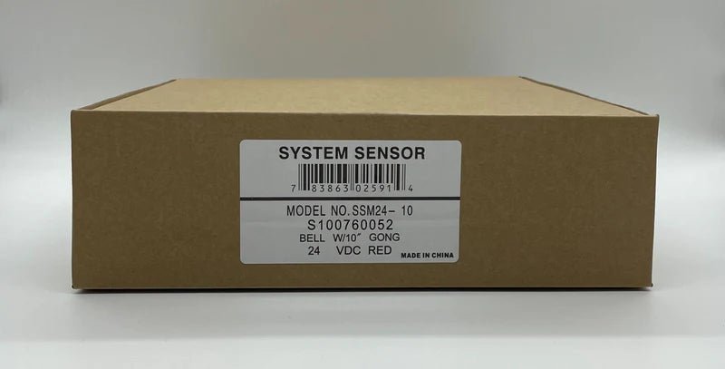 System Sensor SSM24-10 smoke and heat detector with mounting base, designed for fire alarm systems.