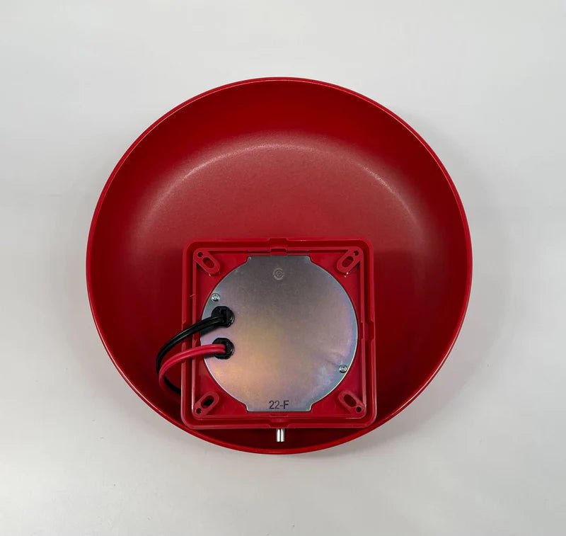 System Sensor SSM24-10 smoke detector with digital display and mounting bracket, designed for fire alarm systems.