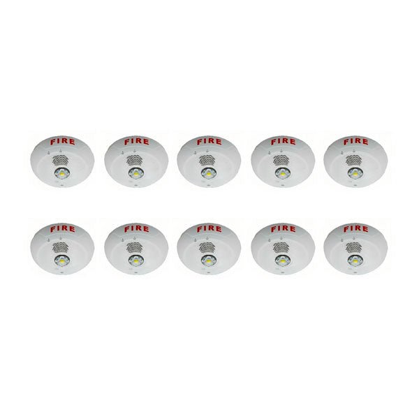 System Sensor SCWLED-BP10 L-Series LED Ceiling Strobe, White, FIRE Marking, 2-Wire (Replaces SCWL)