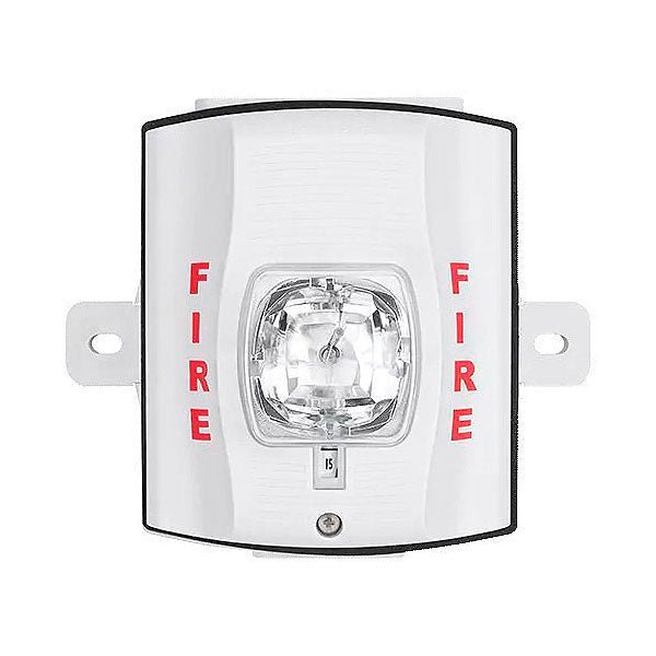 System Sensor SWK smoke detector with Jem Systems Canada branding, showing the device's circular design and sensor openings.