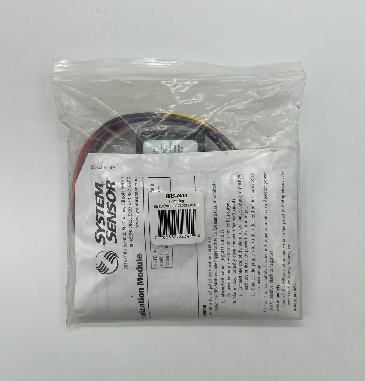 System Sensor RRS-MOD Reversing Relay, Sync Module