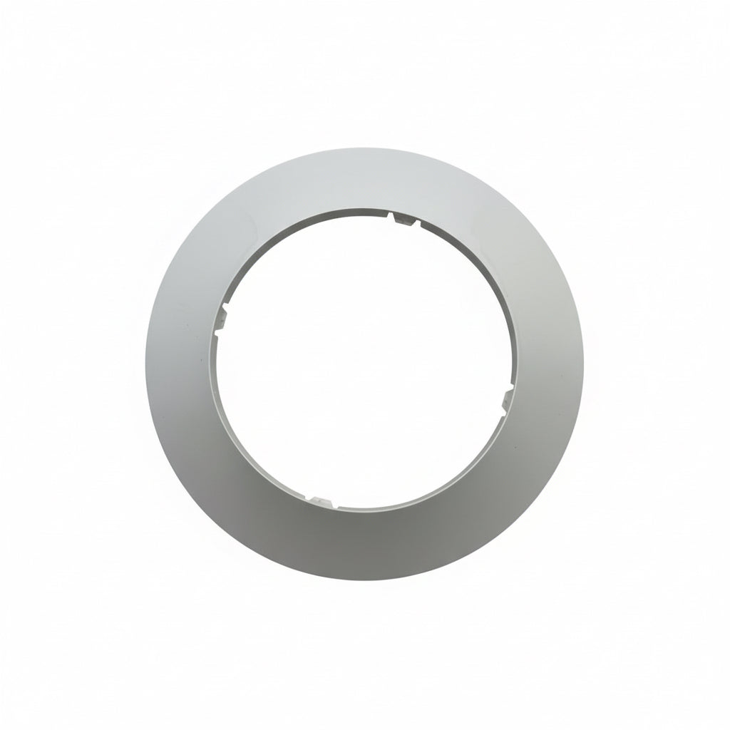 System Sensor ULC TR300 fire alarm mounted on ceiling, showcasing its sleek design and detection features.