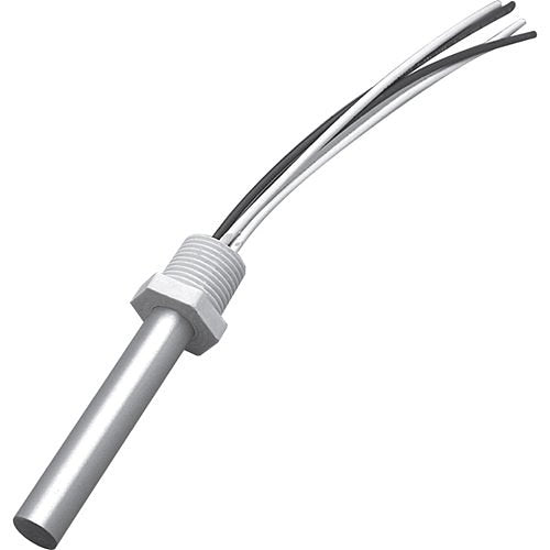 Thermotech 302-ET-135 heat detector with 135°F rate anticipation, suitable for all weather conditions, mounted on ceiling.