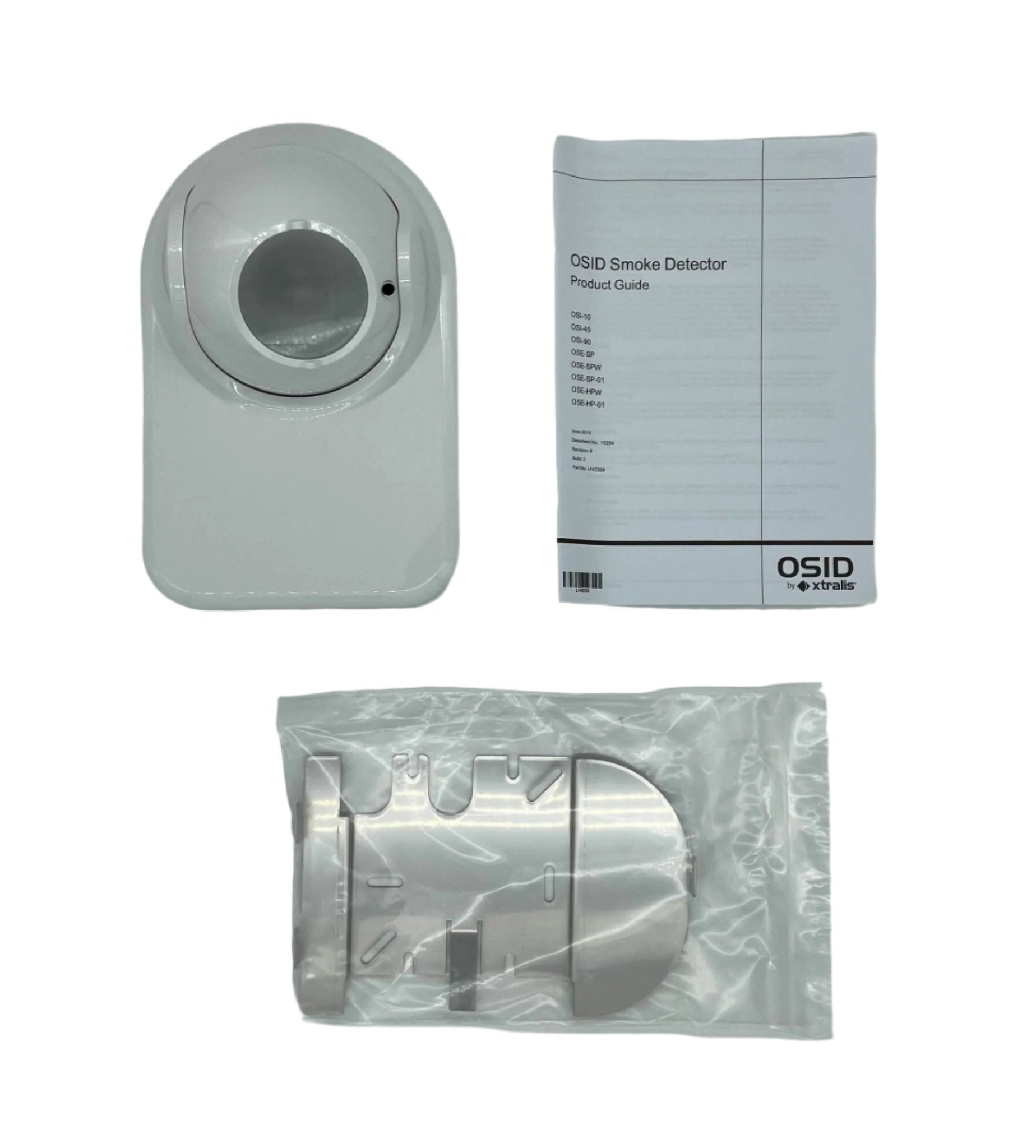Vesda OSE-SPW fire alarm sensor system with electronic components and wiring for fire detection and safety.
