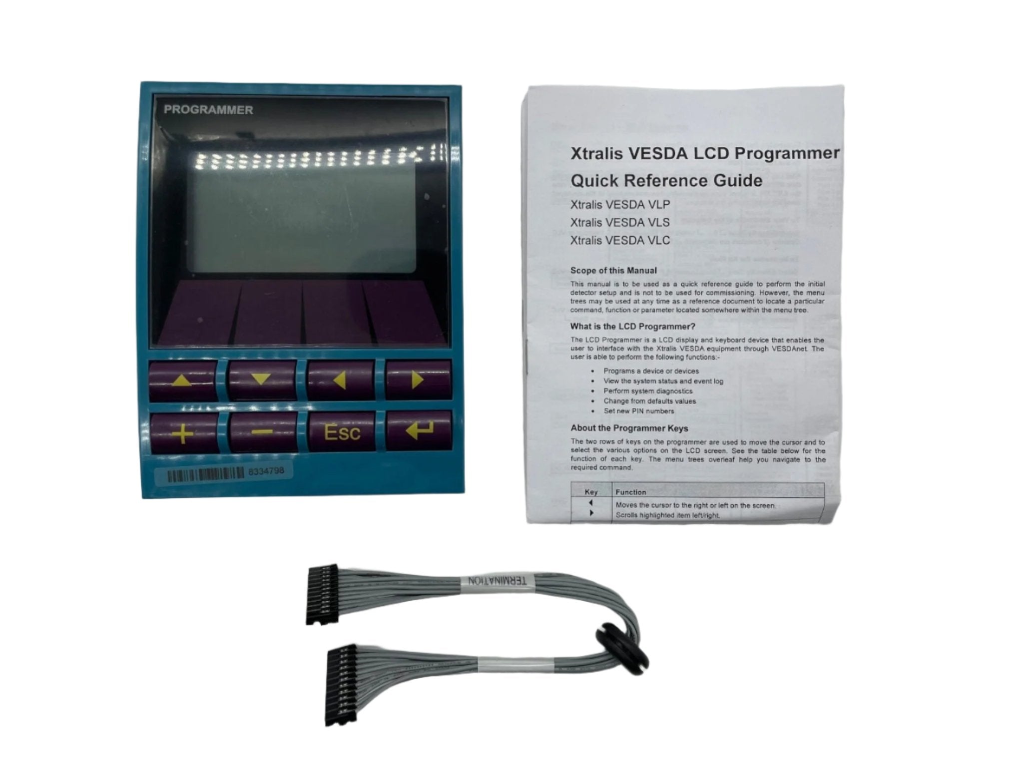 Vesda VSP-001 Series Programmer Module by VESDA, showing a compact electronic module with connection ports and circuit components.