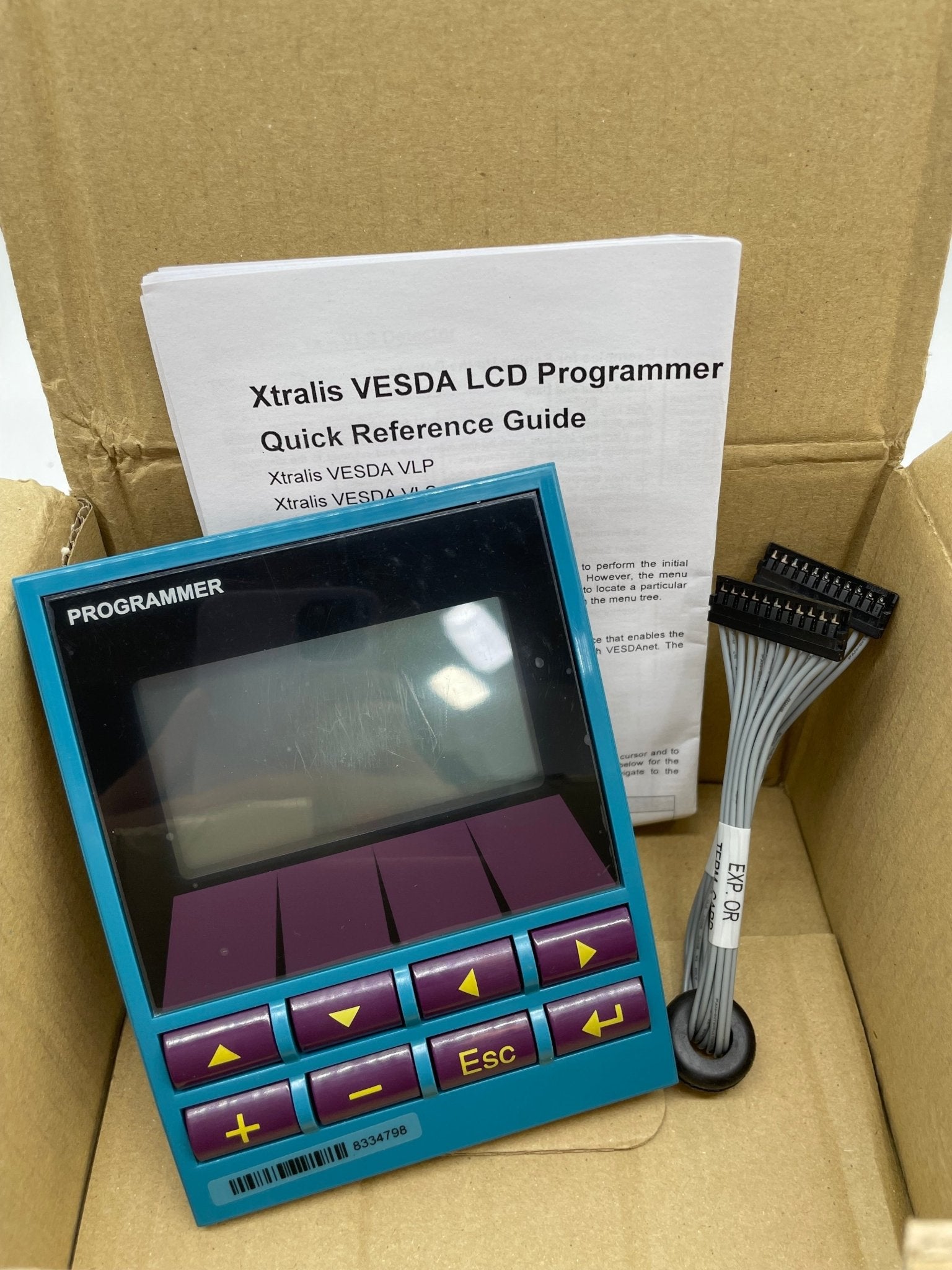 Vesda VSP-001 Series Programmer Module by VESDA, showing the compact electronic module with connectors and circuit components.