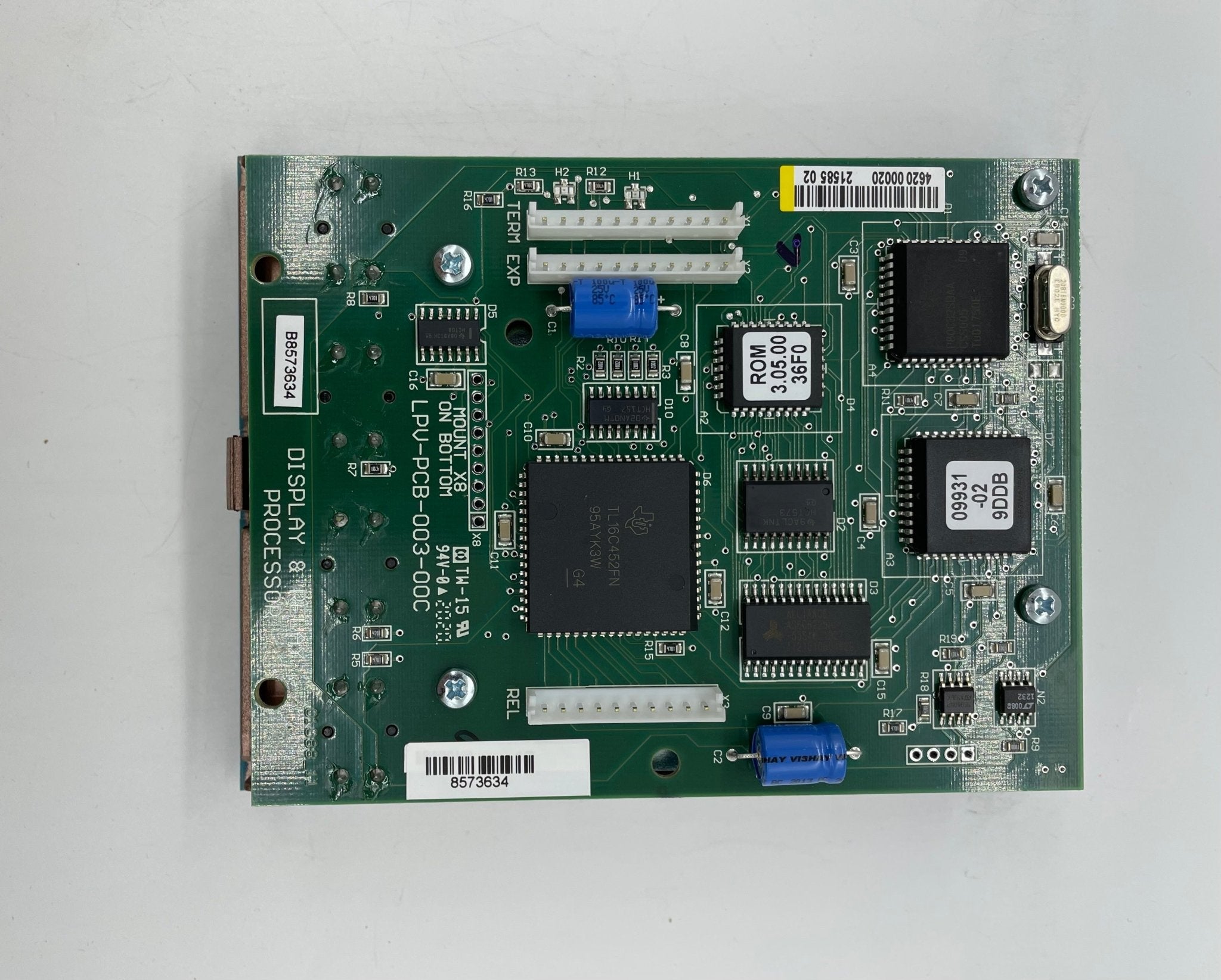 Vesda VSP-103 module from VESDA shown on a white background, highlighting its compact, rectangular design for fire detection systems.