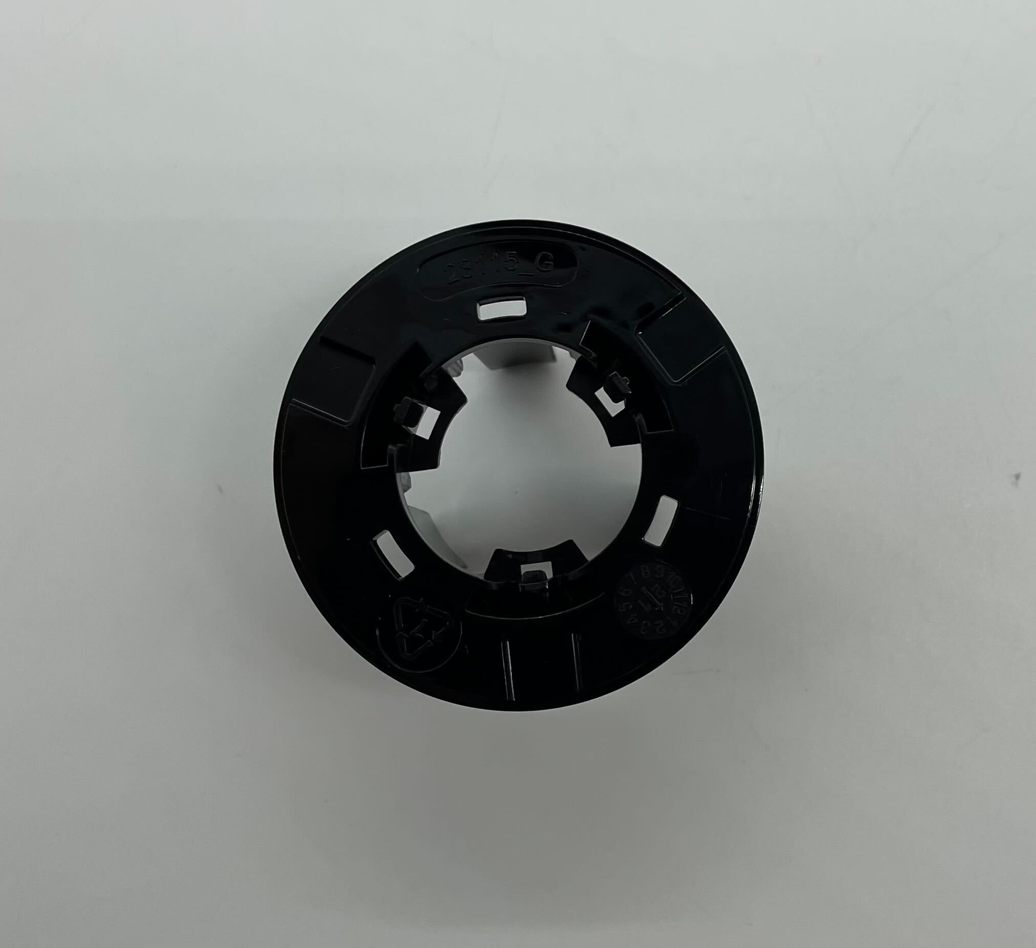 VESDA VSP-981-B22 fire alarm sensor from VESDA, shown with wiring and mounting components on a white background.