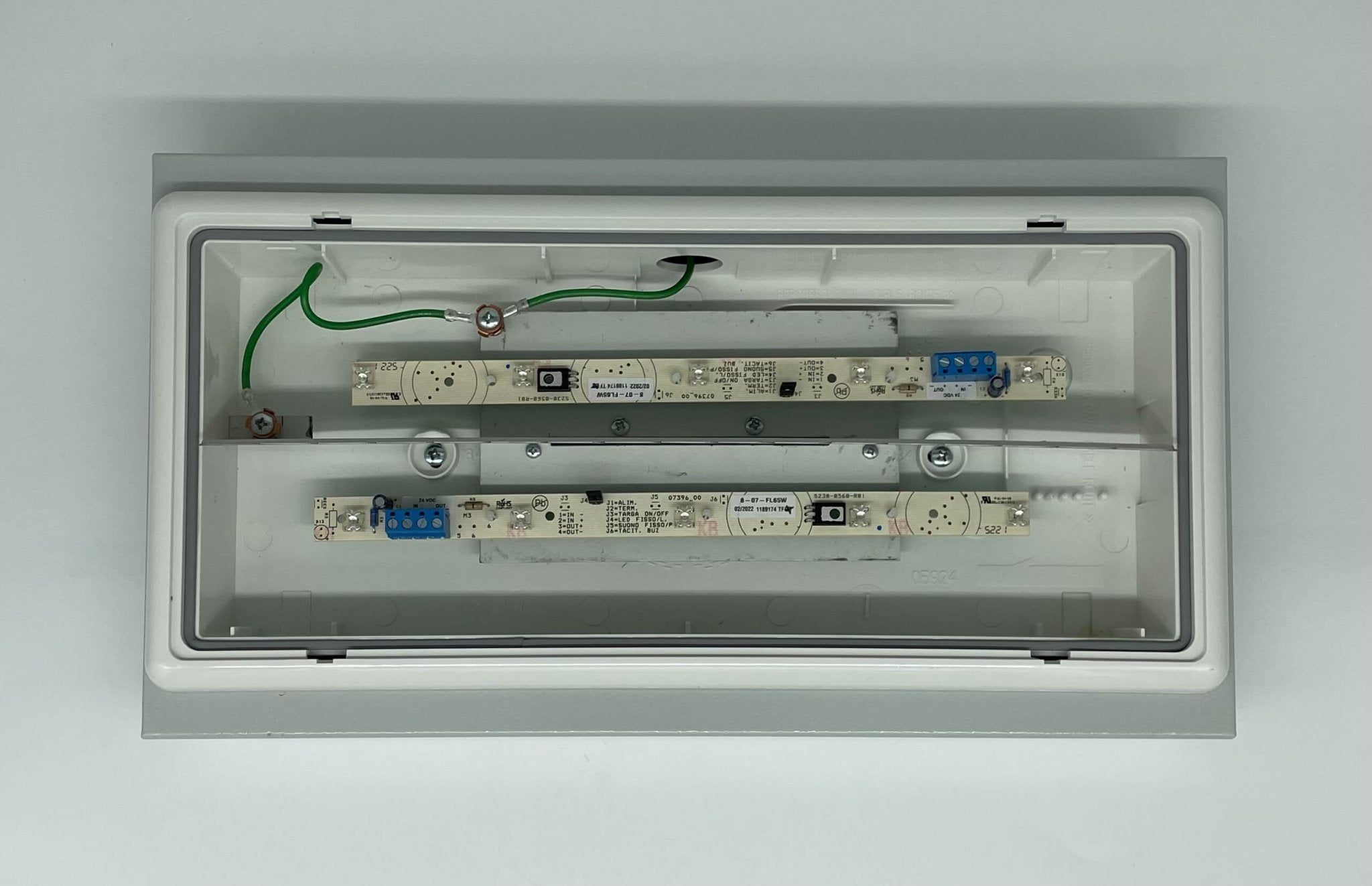 Eaton Wheelock LEMD-M module for JEM systems, shown in a close-up image highlighting its design and connection ports.