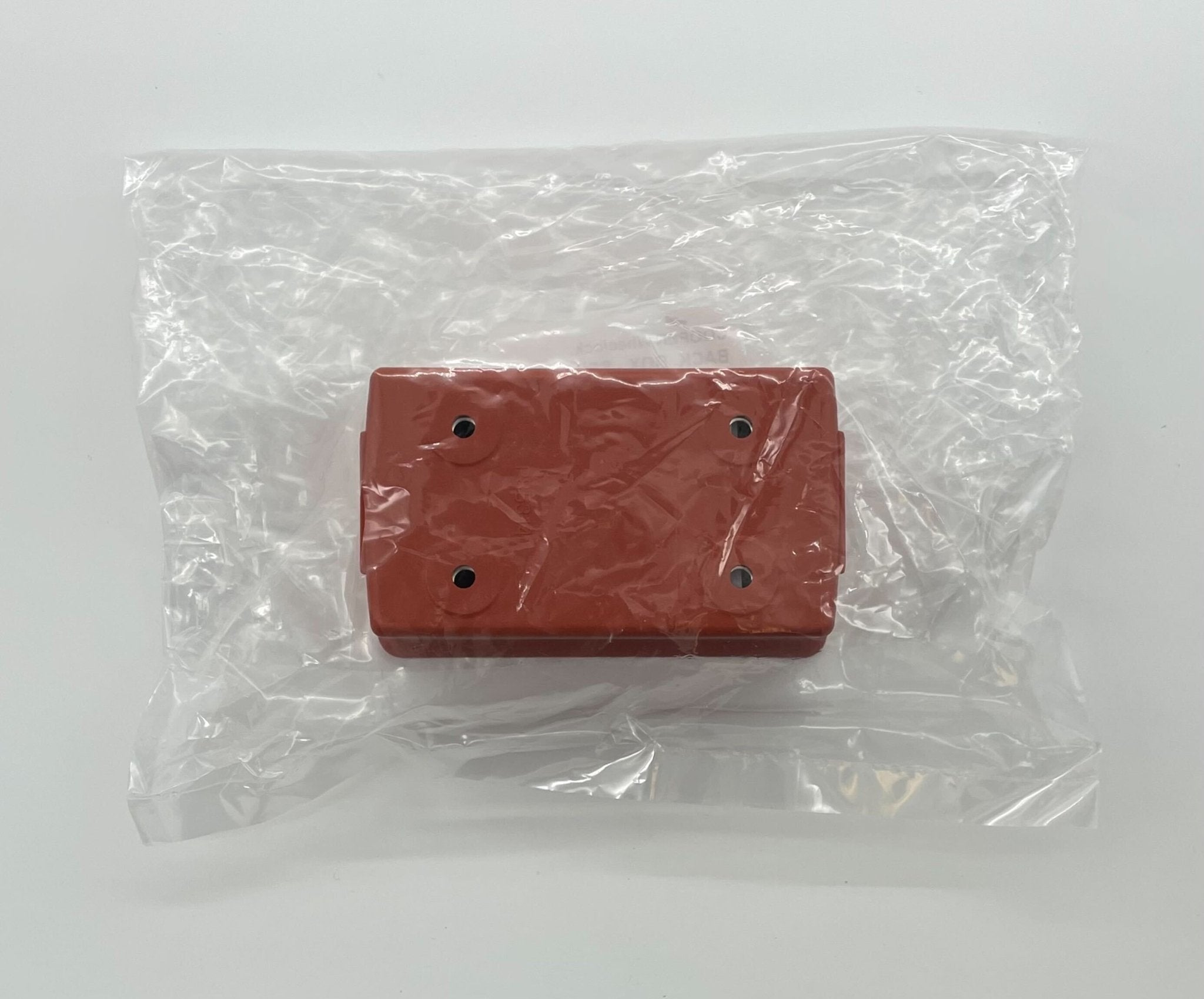 Eaton Wheelock LSBB-R backbox for electrical installations, shown in a close-up image highlighting its sturdy construction.