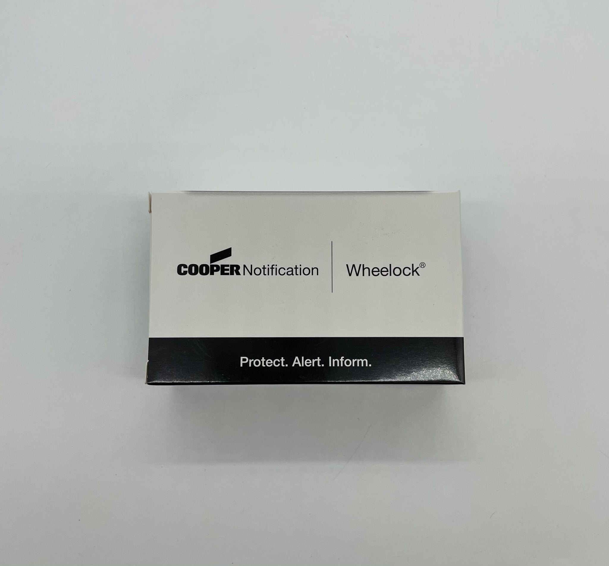 Eaton Wheelock MIZ-24S-R horn with metal mounting bracket and electrical connections, designed for industrial signaling systems