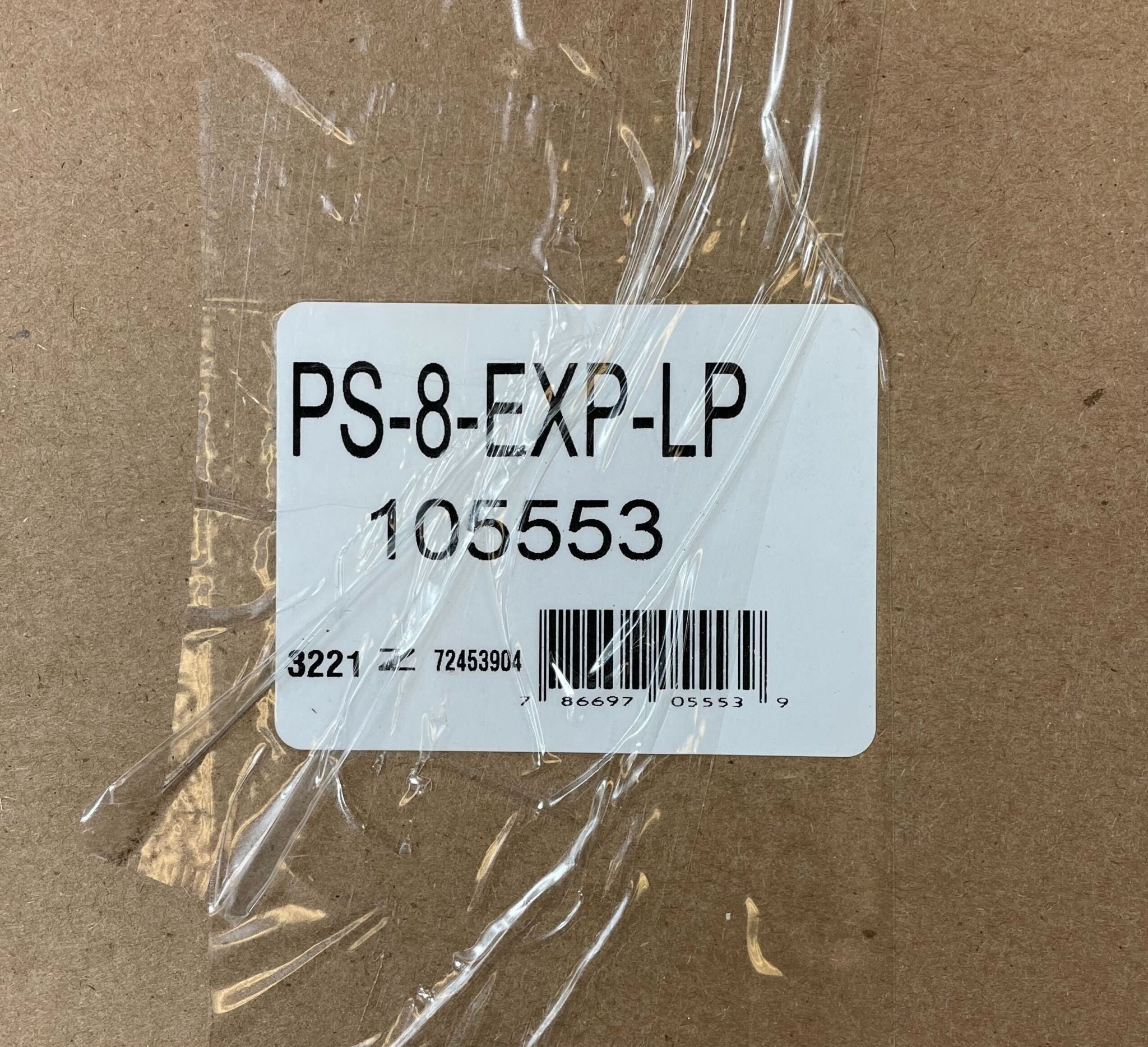 Eaton Wheelock PS-8-EXP-LP power supply unit with modular expansion for fire alarm systems, shown with connectors and circuitry.