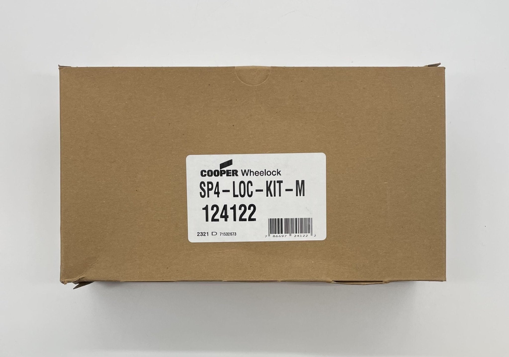 Eaton Wheelock SP4-LOC-KIT-M HVAC emergency lockout kit with key lock for safety and security in industrial settings.