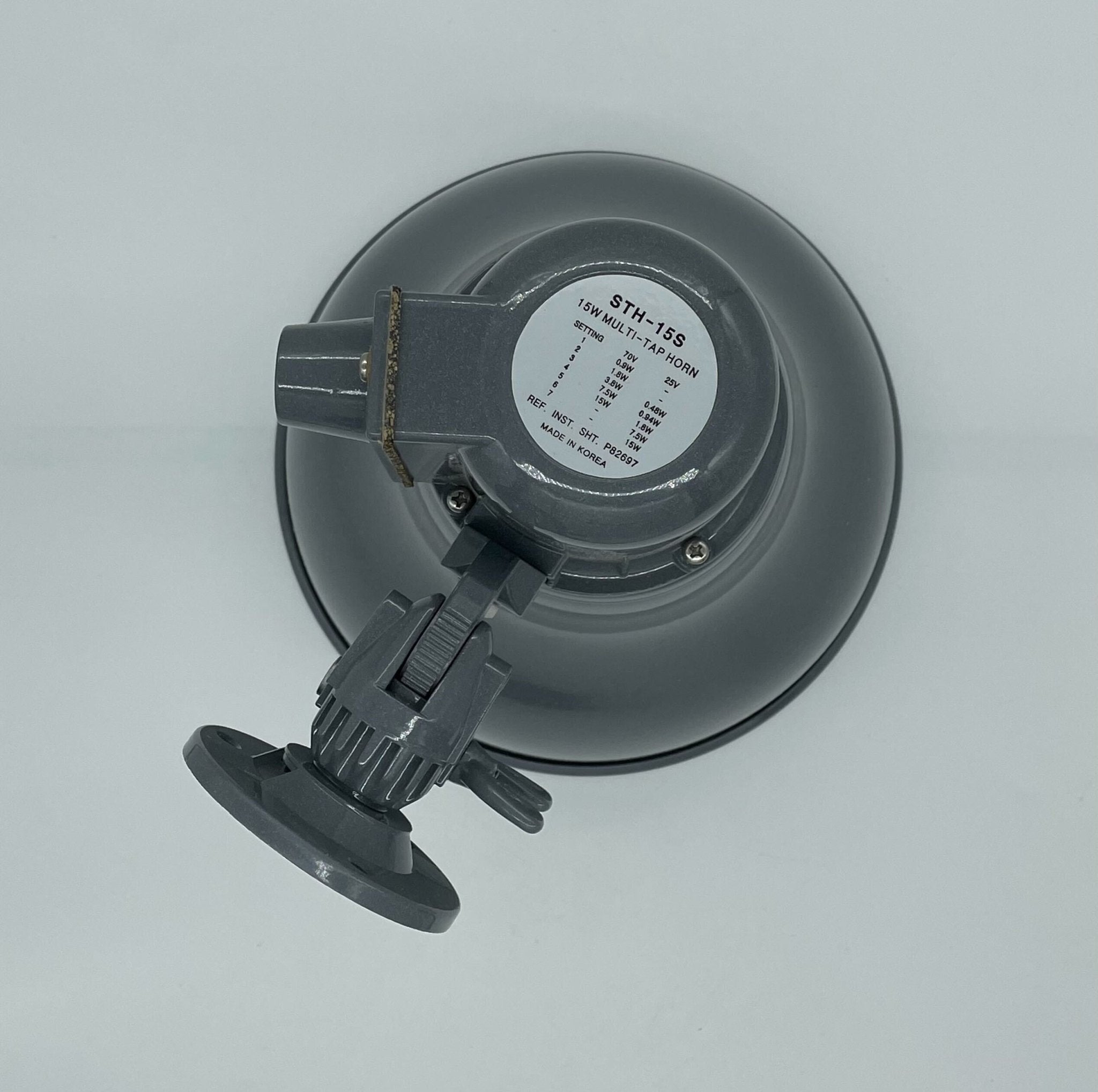 Eaton Wheelock STH-15S horn, a compact electronic signaling device with a black casing, designed for industrial use.