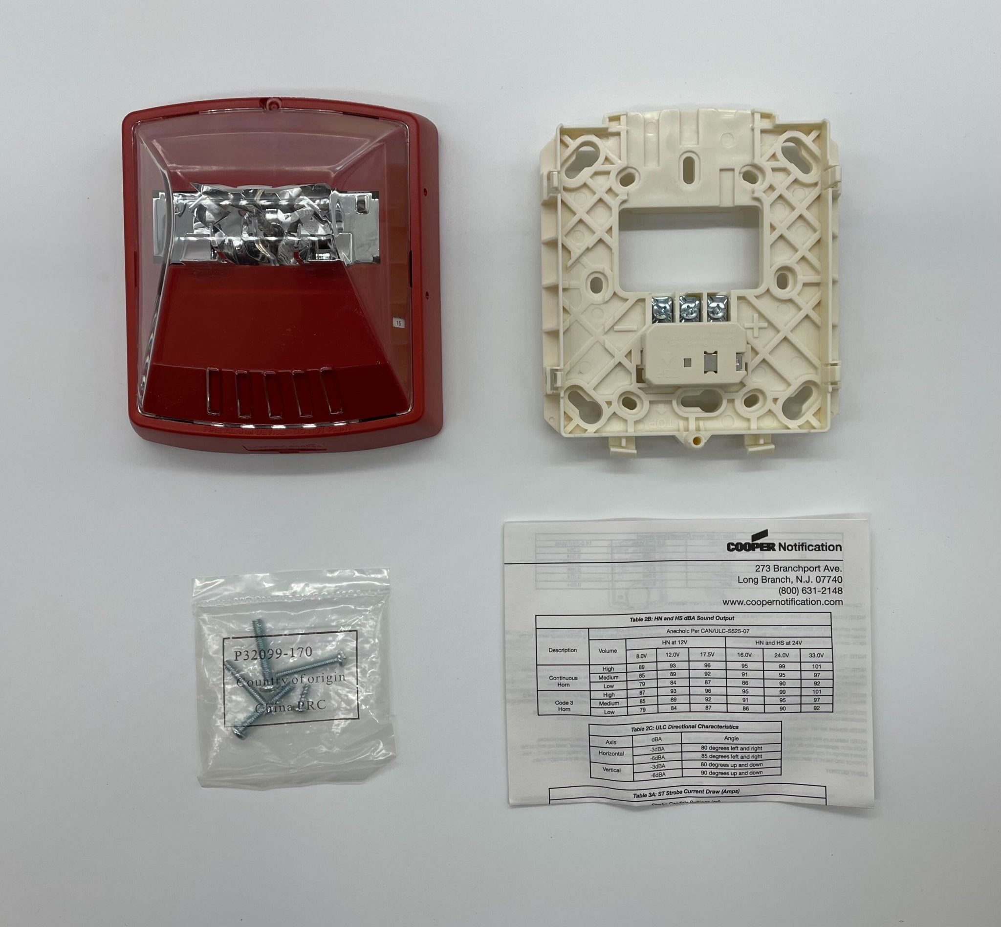 Eaton Wheelock STR-N strobe light with orange lens and mounting bracket, designed for emergency signaling and visual alerts.