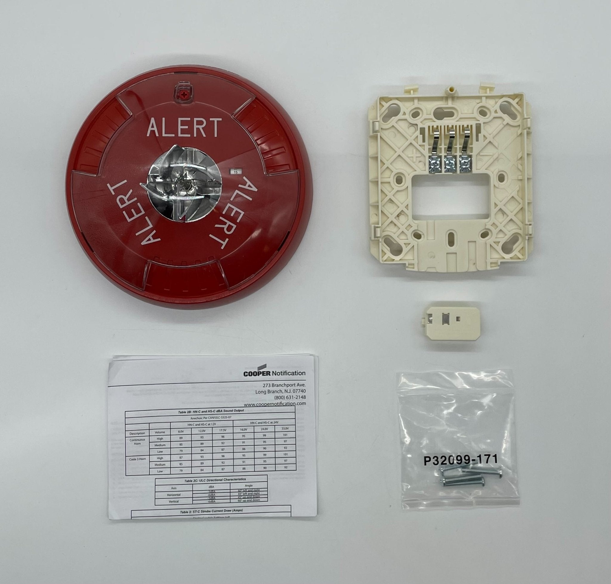 Eaton Wheelock STRC-AL strobe light with aluminum housing, mounted on a ceiling for emergency signaling or alert systems.