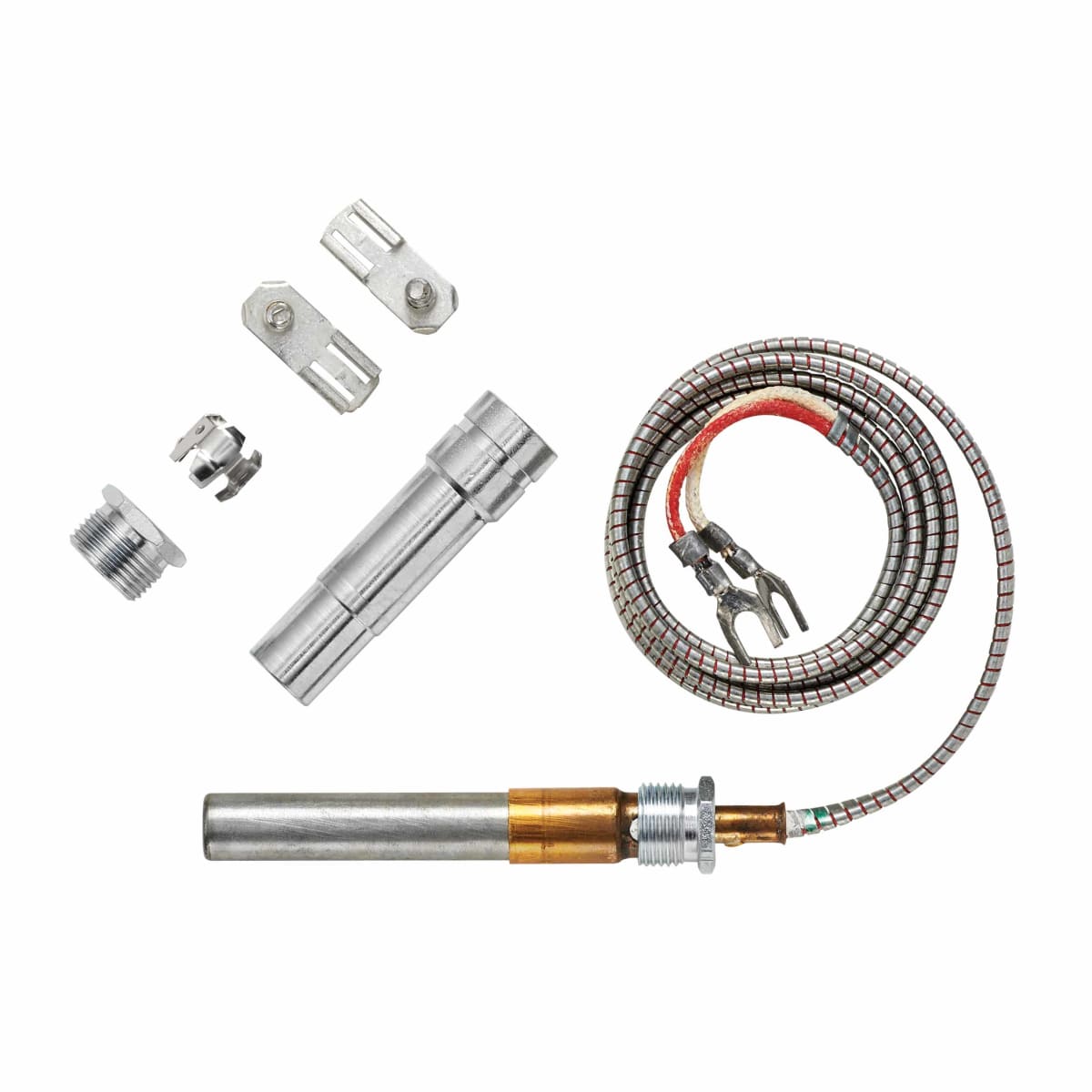 Resideo Q313U3000 35" Universal Thermopile, 750 mV with PG9 Adapter and Push-In Clip, Q313U3000
