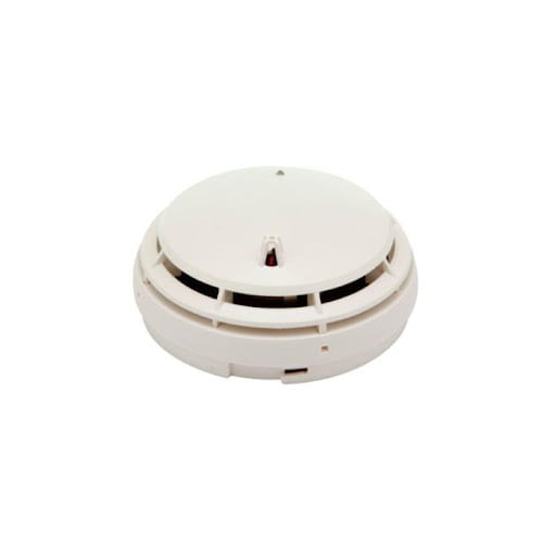 Simplex 4098-9764 alarm system control panel with digital display and buttons, used for security management.
