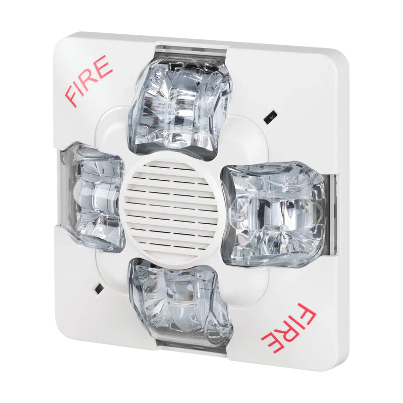 Kidde EWGSVMWF fire alarm system sensor with white plastic casing and mounting bracket, designed for residential safety.
