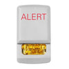 Eaton Wheelock ELSTW-ALA strobe light with orange lens, mounted on a white background, used for emergency signaling.