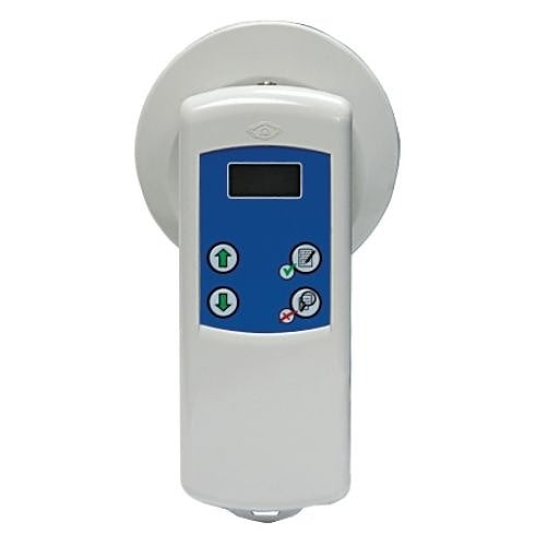 Mircom ULC MIX-4090 fire alarm device from Mircom Canada, mounted on a wall with visible wiring and control panel.