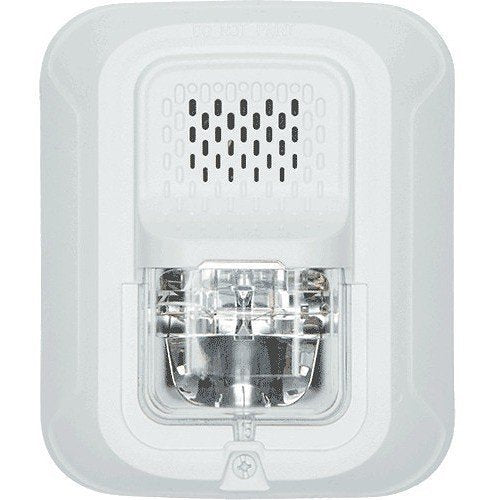 System Sensor CHSWLA Chime Strobe,Wall Mount, 4x4in Backbox, White Bilingual