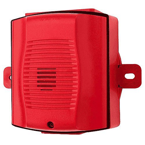 System Sensor HRKA Horn 12/24V Outdoor, Weatherproof, Red