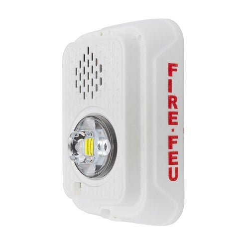 System Sensor P2GWLED-B 2-Wire LED Compact Horn Strobe, Wall-Mount, Bilingual