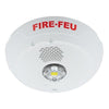 System Sensor PC2WLED-B 2-Wire Indoor Ceiling Mount Horn Strobe with LED, White