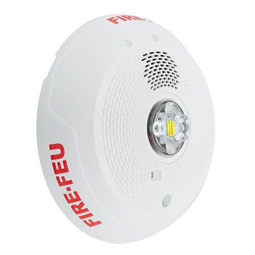 System Sensor PC2WLED-B 2-Wire Indoor Ceiling Mount Horn Strobe with LED, White