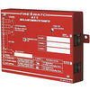 Fire-Lite 411UD dual-technology smoke detector with alarm, mounted on ceiling, designed for fire safety and detection.