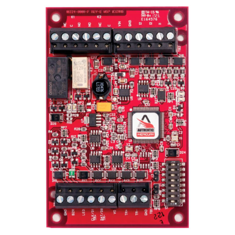 Lenel LNL-1300-S3 fire alarm device with electronic components, installed in a commercial setting for safety and alert systems.