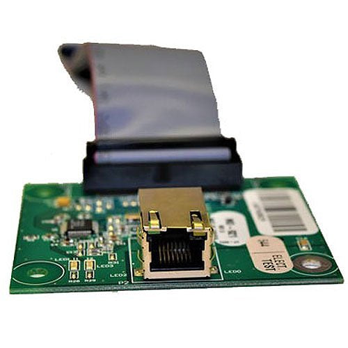 Mircom TX3-IP fire alarm system sensor with ULC certification, mounted on a wall in a safety control room.