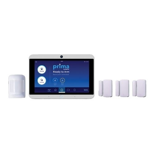 Napco PKIT1V security system kit with sensors and control panel, designed for home or business security.