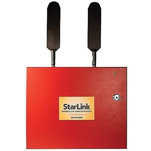 Napco fire alarm sensor with ULC certification, black plastic casing, and mounting bracket for fire safety systems.