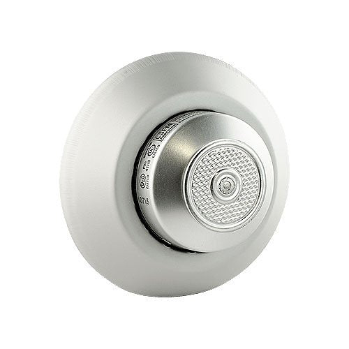 Potter CF-285-MP fire alarm sensor mounted on a ceiling, part of a fire detection system for safety and early warning.