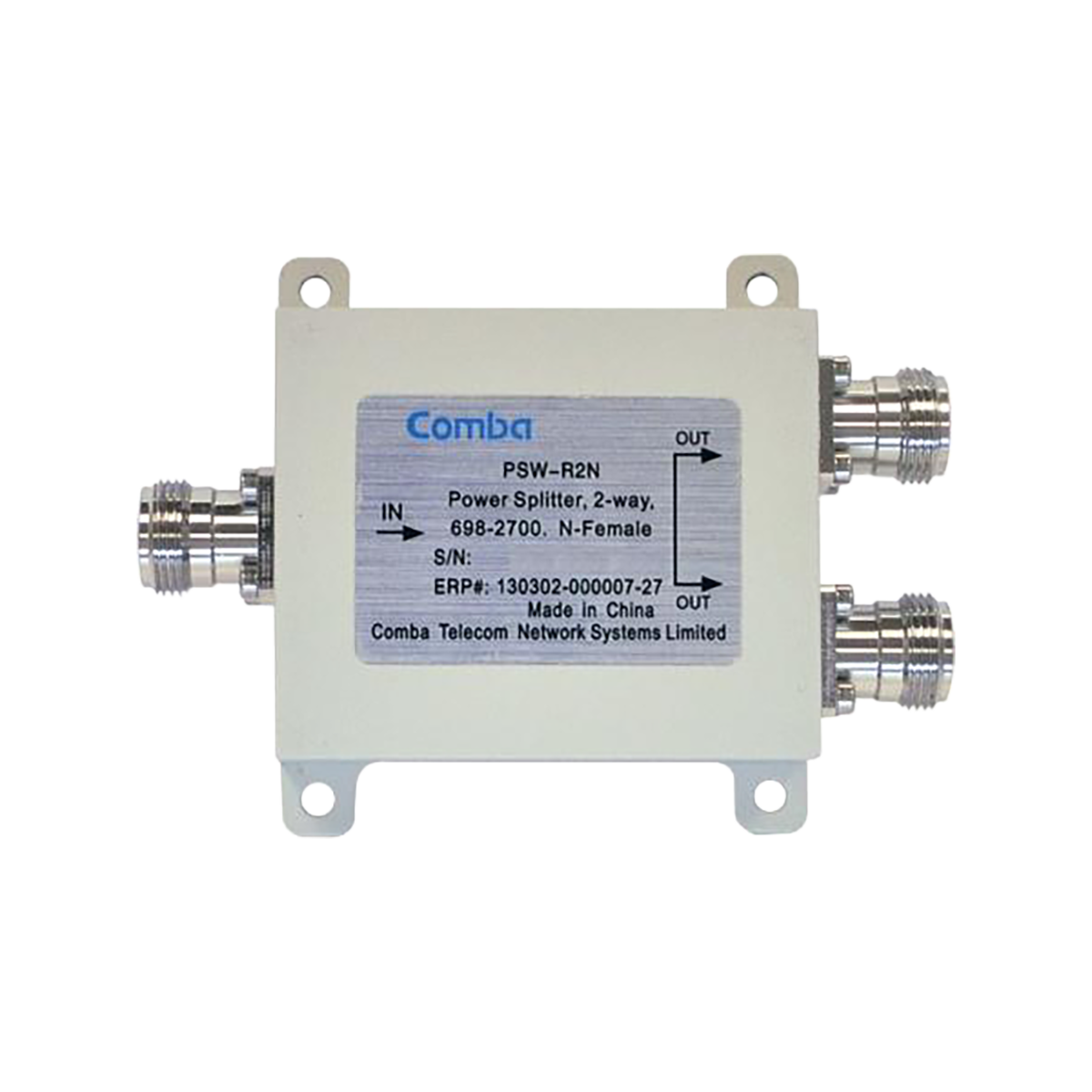 Comba PSW-R2N fire alarm sensor from Comba, ULC listed, mounted on a ceiling for fire detection and safety.