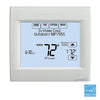 Resideo fire alarm system sensor with integrated smoke detection, black rectangular device with warning indicators.
