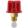 System Sensor WFDTN fire alarm device with test and silence buttons, mounted on a wall for fire safety detection.