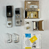 Napco PDL6600CRR/26D digital door lock with keypad and key access, installed on a modern door with a sleek finish