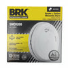 BRK SMCO200 Carbon Monoxide Alarm battery-operated device with digital display and test button, mounted on wall.