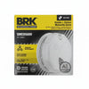 BRK SMCO500V hardwired smoke and CO alarm with voice alerts, mounted on ceiling, showing digital display and test button