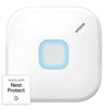 BRK SMCO600NV fire alarm mounted on wall, smoke detection device for home safety, branded BRK.