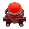 System Sensor ULC 30-3013 fire alarm device, mounted on wall, with a round white detector for fire safety detection.